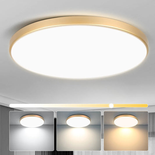 Ultraflache LED-Deckenleuchte IP44 für Bad und Küche