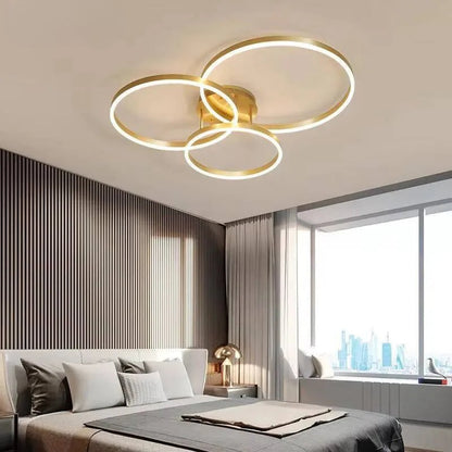 Nordischer LED-Ring-Kronleuchter