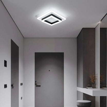 Moderne Quadratische LED-Deckenleuchte aus Acryl