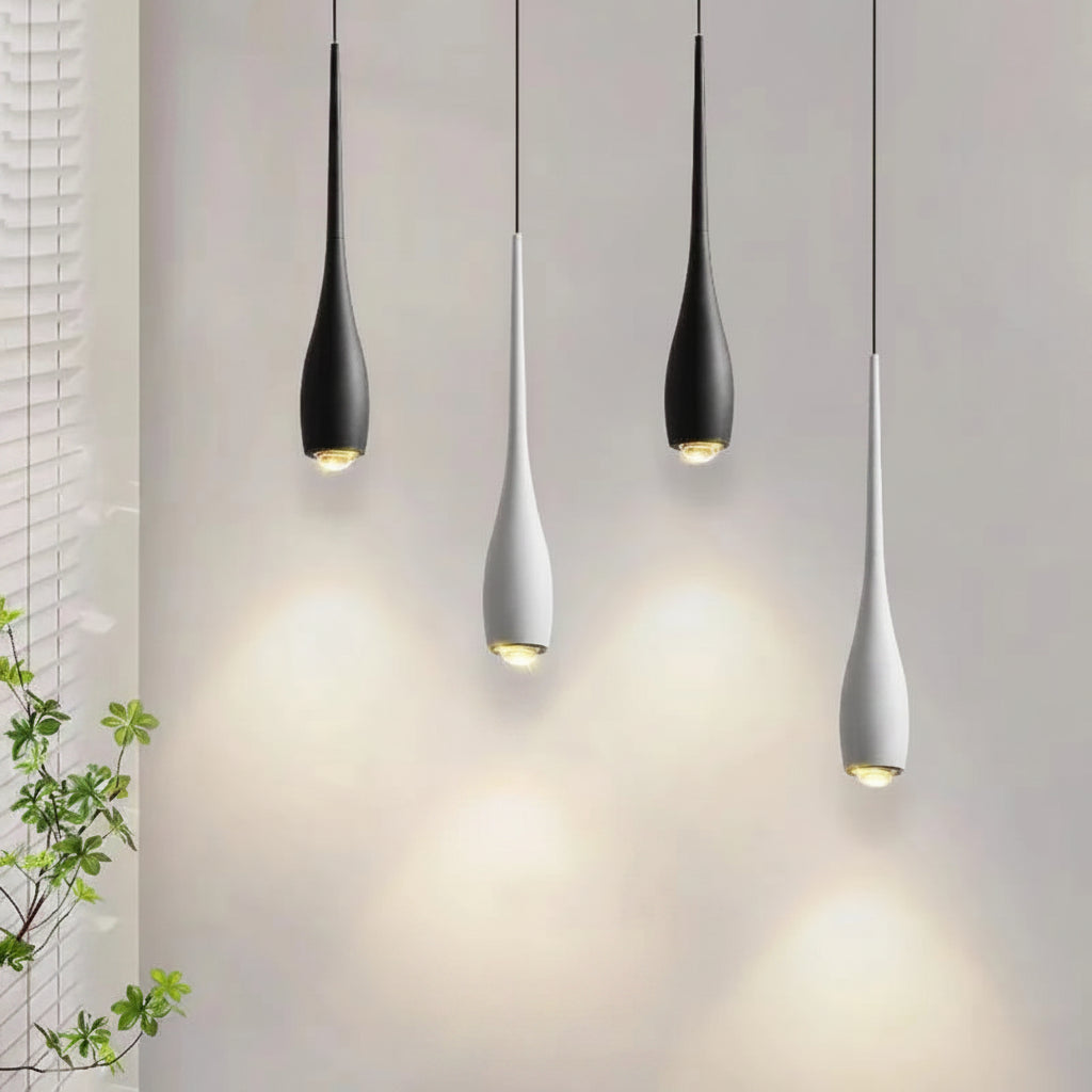 Minimalistische LED-Pendelleuchte mit Touch-Steuerung