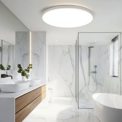 Ultraflache LED-Deckenleuchte IP44 für Bad und Küche