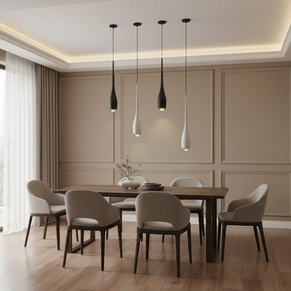 Minimalistische LED-Pendelleuchte mit Touch-Steuerung
