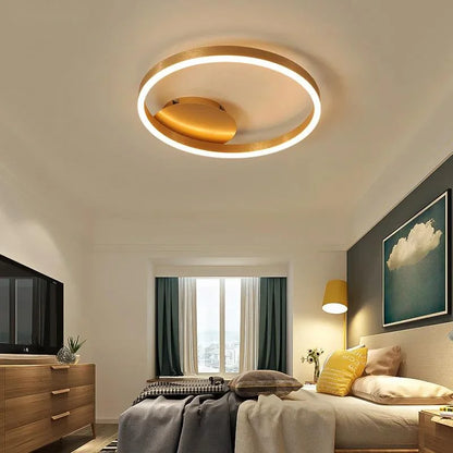 Nordischer LED-Ring-Kronleuchter