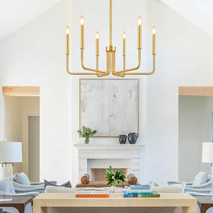 Loft Kerzen-Kronleuchter aus Schmiedeeisen