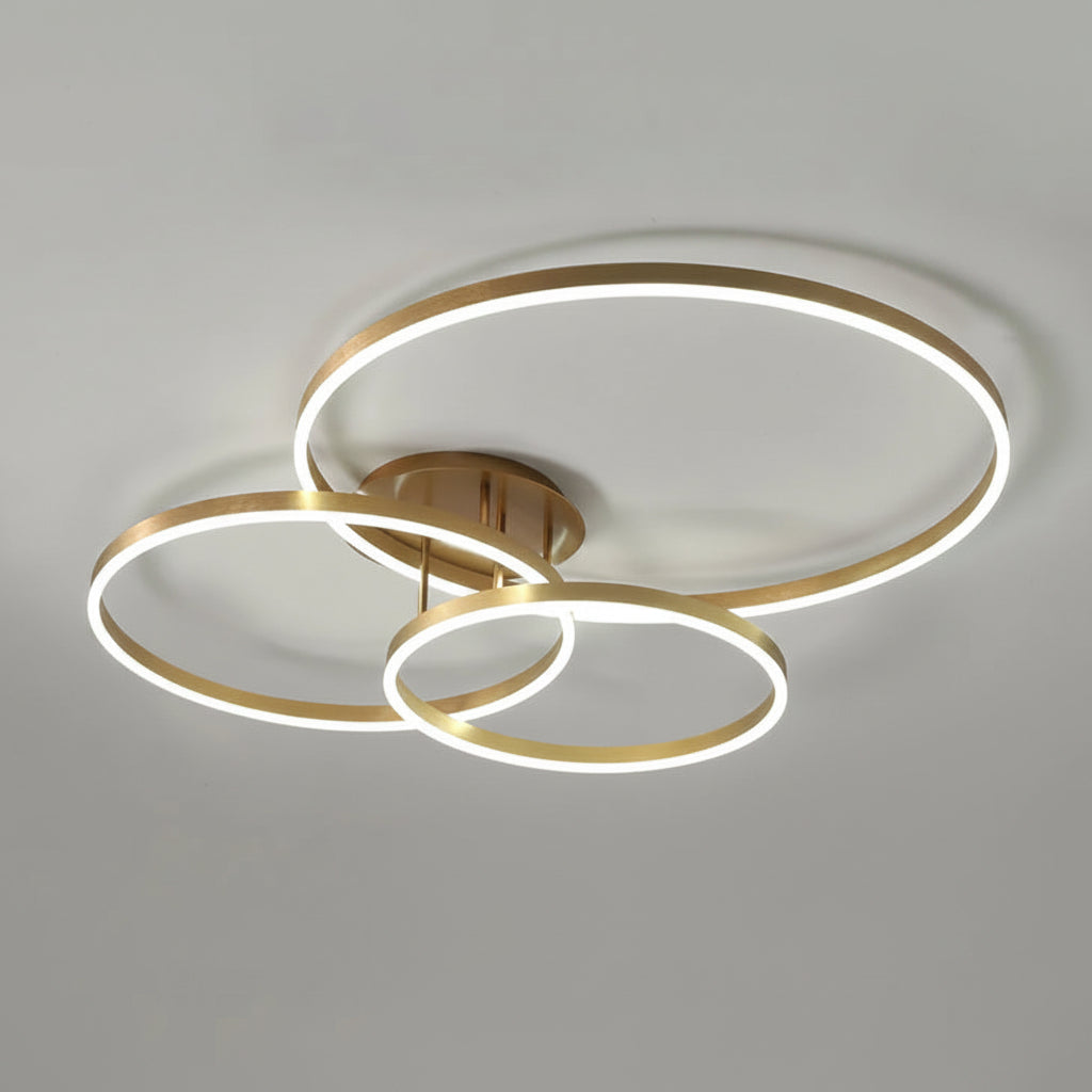 Nordischer LED-Ring-Kronleuchter