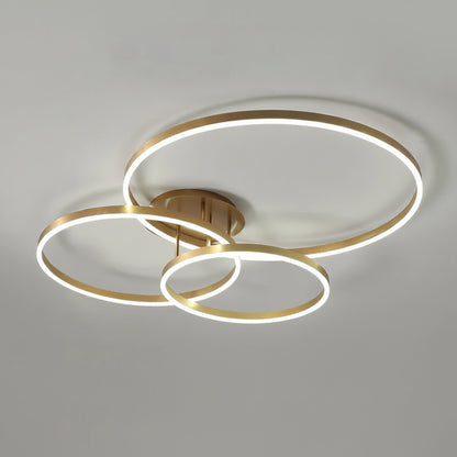 Nordischer LED-Ring-Kronleuchter