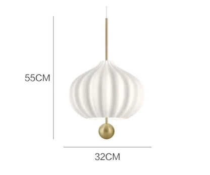 Bauhaus Pendelleuchte aus Weißem Glas