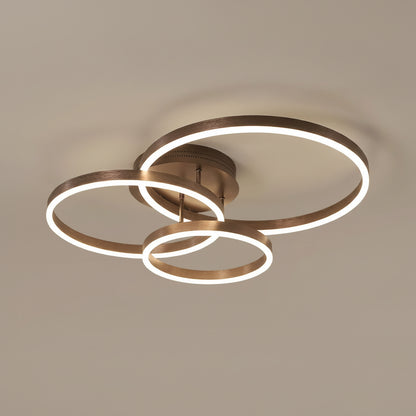 Nordischer LED-Ring-Kronleuchter