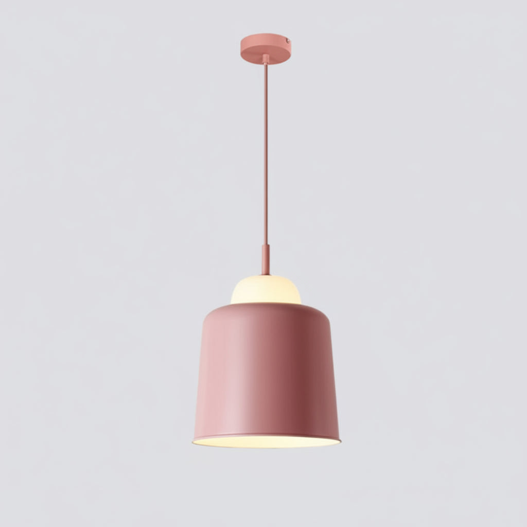 Moderne Farbige Pendelleuchte aus Aluminium