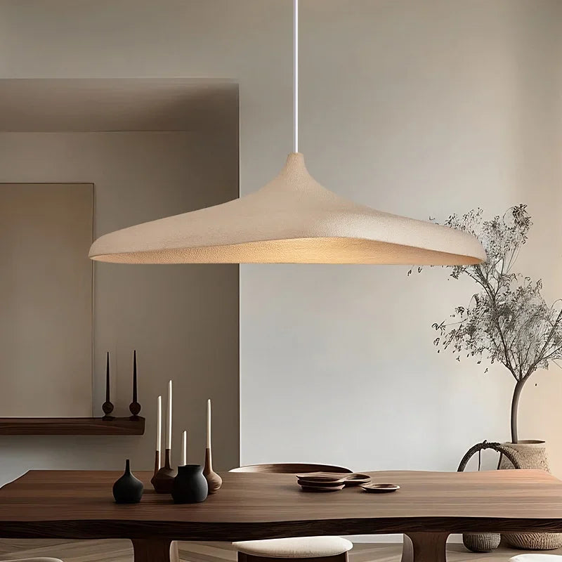 Japanische Wabi-Sabi LED-Pendelleuchte