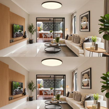 Ultraflache LED-Deckenleuchte IP44 für Bad und Küche