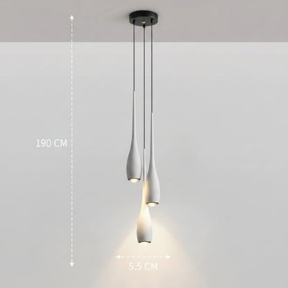 Minimalistische LED-Pendelleuchte mit Touch-Steuerung