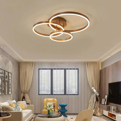 Nordischer LED-Ring-Kronleuchter