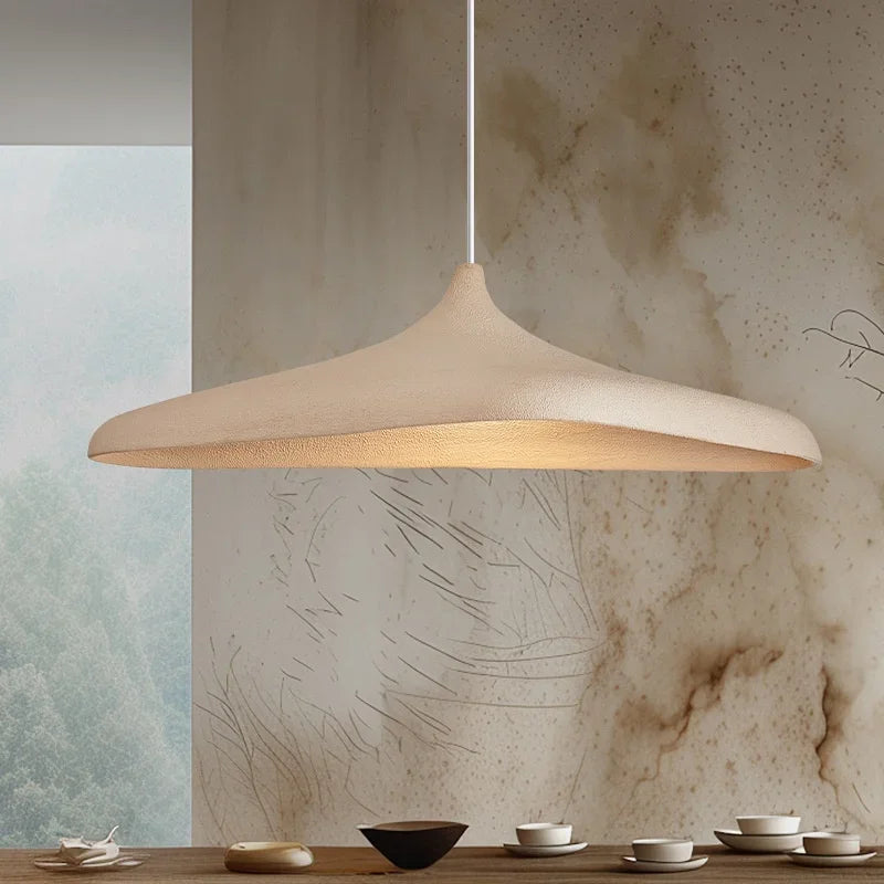 Japanische Wabi-Sabi LED-Pendelleuchte