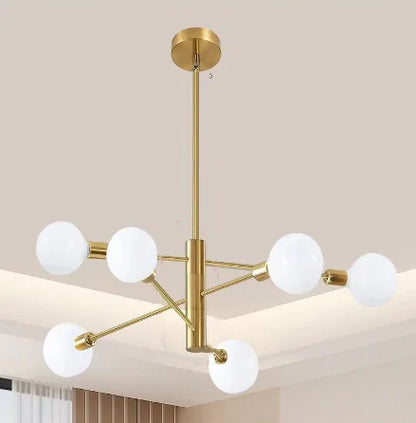 Moderner Sputnik-Kronleuchter aus Metall