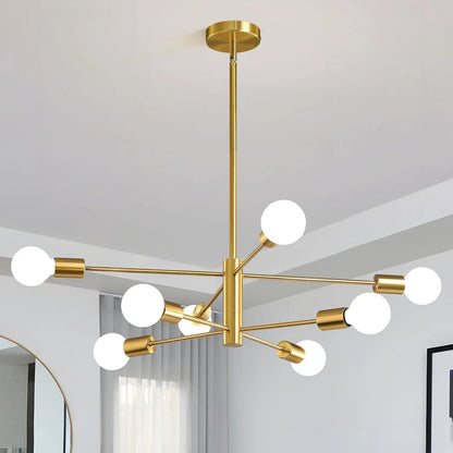 Moderner Sputnik-Kronleuchter aus Metall