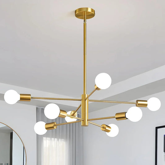 Moderner Sputnik-Kronleuchter aus Metall