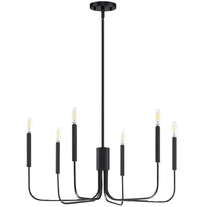 Loft Kerzen-Kronleuchter aus Schmiedeeisen