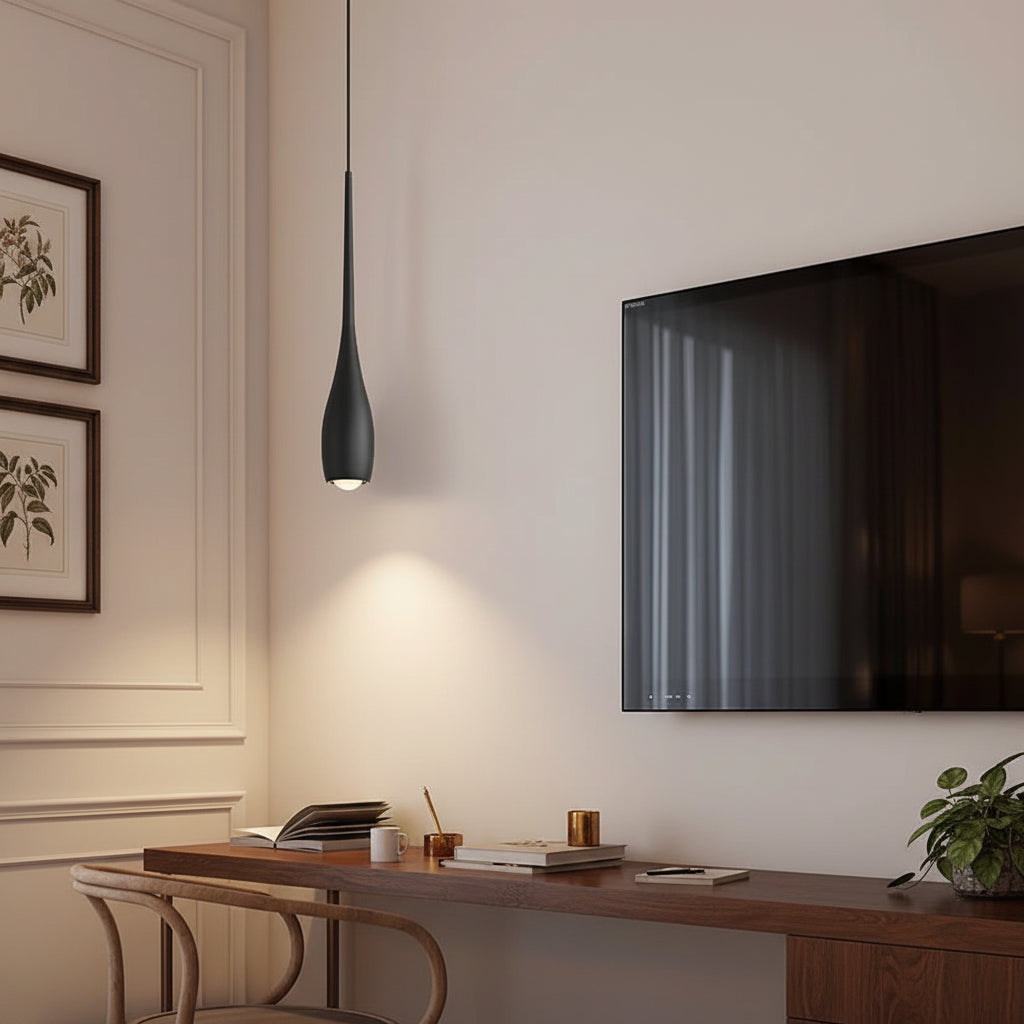 Minimalistische LED-Pendelleuchte mit Touch-Steuerung