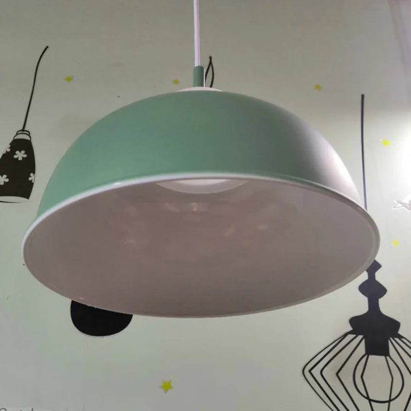 Moderne Farbige Pendelleuchte aus Aluminium