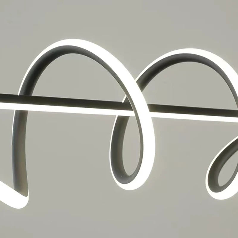 Minimalistische LED-Pendelleuchte mit Fernbedienung