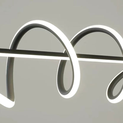 Minimalistische LED-Pendelleuchte mit Fernbedienung