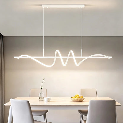 Minimalistische LED-Pendelleuchte mit Fernbedienung