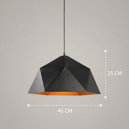 Industrielle Loft-Pendelleuchte aus Metall
