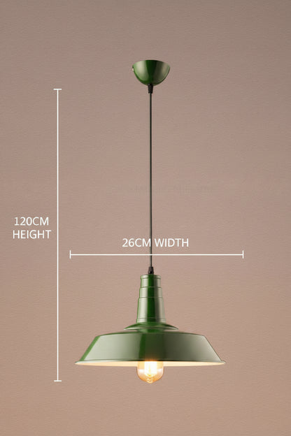 Industrielle Retro-Pendelleuchte aus Aluminium