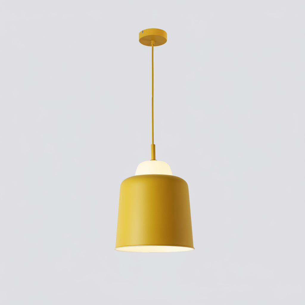 Moderne Farbige Pendelleuchte aus Aluminium
