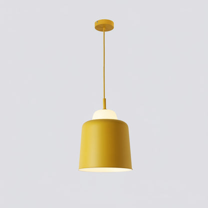 Moderne Farbige Pendelleuchte aus Aluminium