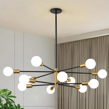 Moderner Sputnik-Kronleuchter aus Metall