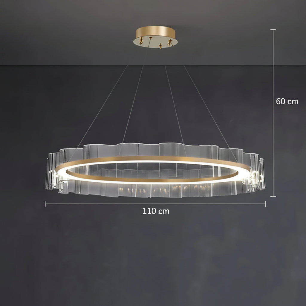 Luxuriöser Moderner LED-Kronleuchter
