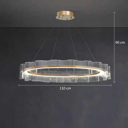 Luxuriöser Moderner LED-Kronleuchter