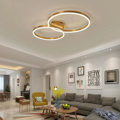 Nordischer LED-Ring-Kronleuchter