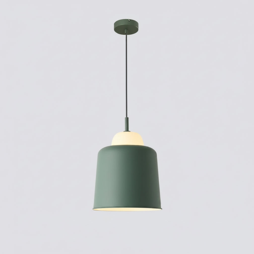 Moderne Farbige Pendelleuchte aus Aluminium