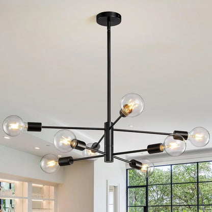 Moderner Sputnik-Kronleuchter aus Metall