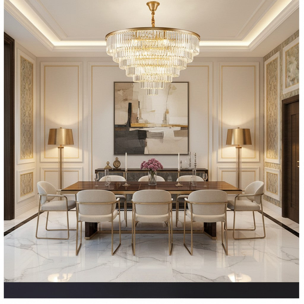 Italienischer Designer-Kristallleuchter